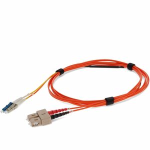 AddOn 4m SC (Male) Orange OM2 to LC (Male) Yellow OS2 Duplex OFNR Mode Conditioning Cable