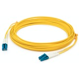 AddOn 52m LC to LC Yellow OS2 Duplex OFNR (Riser-Rated) SMF Fiber Patch Cable