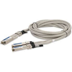 AddOn Arista Networks C-O800-2Q400-1M Compatible TAA 800GBase-CU OSFP to 2xQSFP112 Direct Attach Cable (Passive Twinax, 1m)