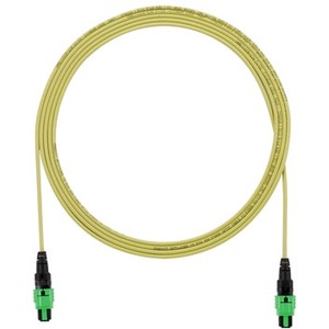 Panduit QuickNet Fiber Optic Network Cable - 68 ft Fiber Optic Network Cable for Network Device - First End: 1 x PanMPO Network - Female - Second End: 1 x PanMPO Network - Male - 400 Gbit/s - Plenum, OFNP - 9/125 &micro;m
