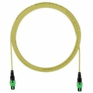 PanNet Interconnect Fiber Optic Network Cable - 62 ft Fiber Optic Network Cable for Network Device, Fiber Optic Cassette, Enclosure - First End: 1 x PanMPO Network - Female - Second End: 1 x PanMPO Network - Female - 400 Gbit/s - Plenum, OFNP - 9/125 &micro;m - Yellow - 1 Pack