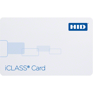 HID iCLASS 200x Smart Card - White - Polyvinyl Chloride (PVC) - 100