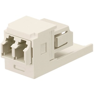 Panduit Fiber Optic Duplex Network Adapter - 2 x LC Network Female - 2 x LC Network Female - Blue, Arctic White - 1